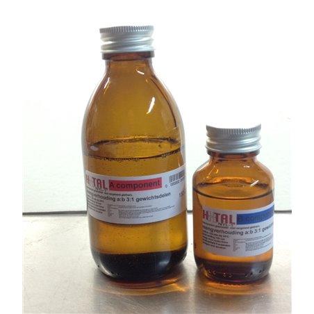 EPOXY HXTAL NYL-1 GLASHELDER UV BESTENDIG 400GR A+B