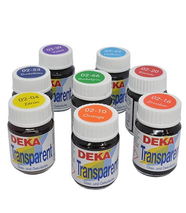 DEKA TRANSPARANT KLEUR 25 ML DONKER BLAUW 31