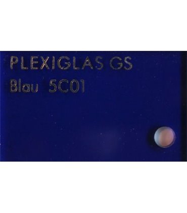 PLEXIGLAS BLAUW 3MM 600 X 400MM LASER