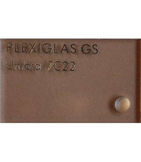 PLEXIGLAS UMBRA 3MM 600 X 400MM LASER