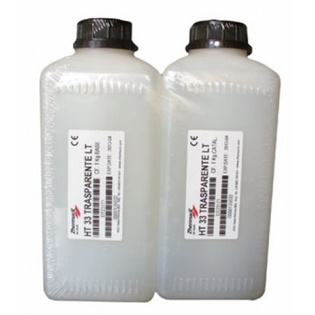 SILICONE TRANSPARANT HT 33 1KG + 1KG